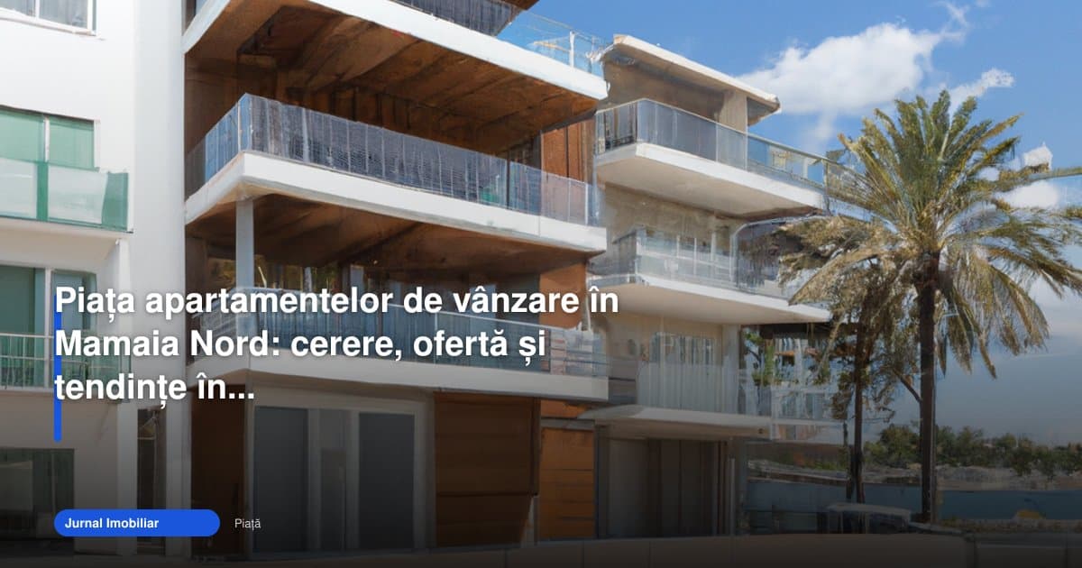 Apartamente de vânzare Mamaia Nord: cerere și tendințe în 2026