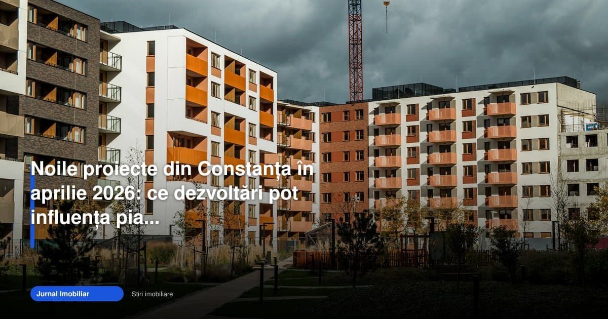 Proiectele imobiliare din Constanța pot schimba piața în 2026