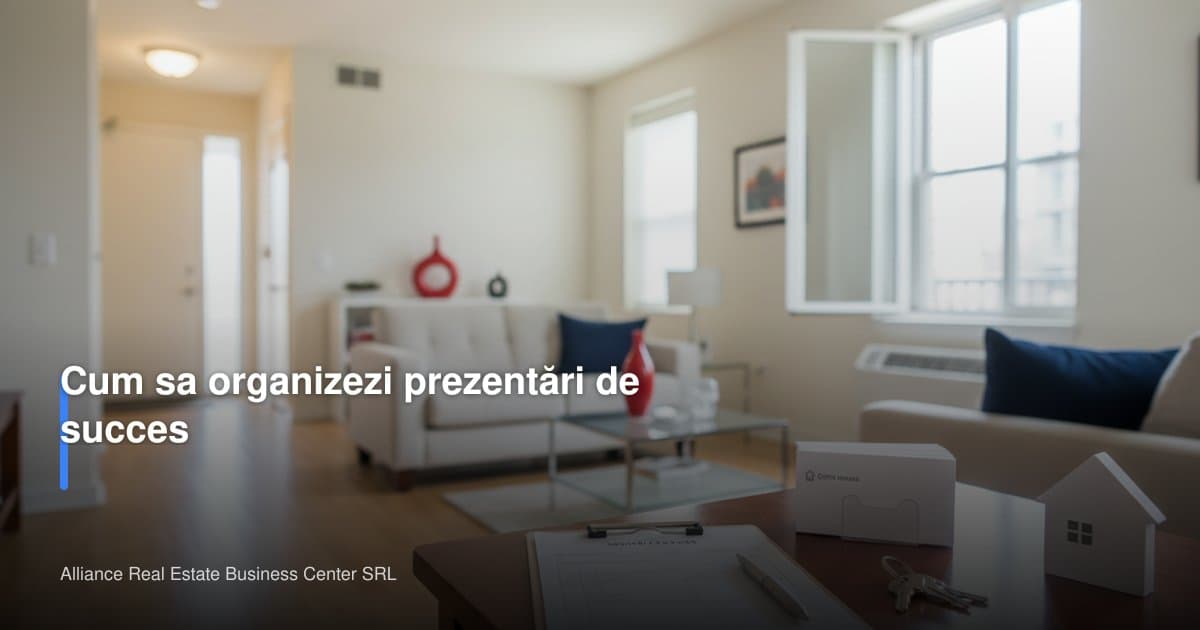 Cum sa organizezi prezentări de succes